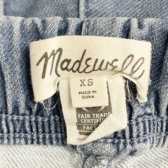 Madewell Sweatpant Jeans Nealy Medium Wash Size XS Slouchy Relaxed Jogger Jeans - Picture 10 of 14